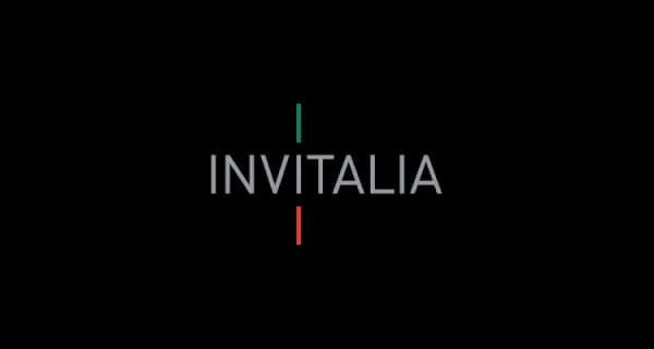 Logo di Invitalia, partner istituzionale di Nana Bianca per l'innovazione e la crescita delle startup.
